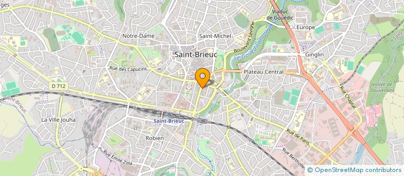 localisation de l'entreprise SCM DES DOCTEURS MARTIN ET ROSTREN à SAINT-BRIEUC