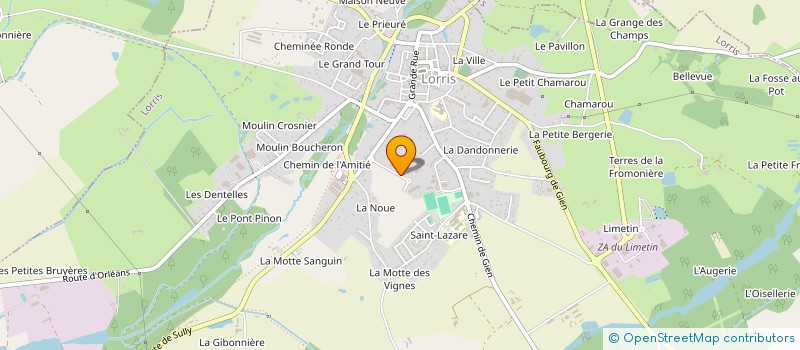 localisation de l'entreprise SCM DES DOCTEURS MARTIN LALLEMAND à LORRIS
