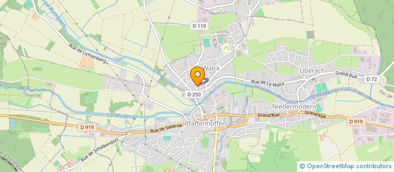 localisation de l'entreprise SCM DES DOCTEURS MAURER ET SCHWAB  VAL-DE-MODER