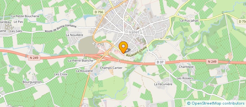 localisation de l'entreprise SCM DES DOCTEURS MIELLE ET DUHEN à VALLET