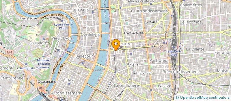 localisation de l'entreprise SCM DES DOCTEURS MILON CONFALONIERIE MONNET  LYON