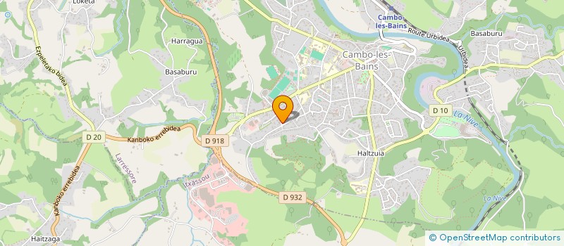 localisation de l'entreprise SCM DES DOCTEURS MOCHO-APERE GAIATTO ET LUHERN  CAMBO-LES-BAINS