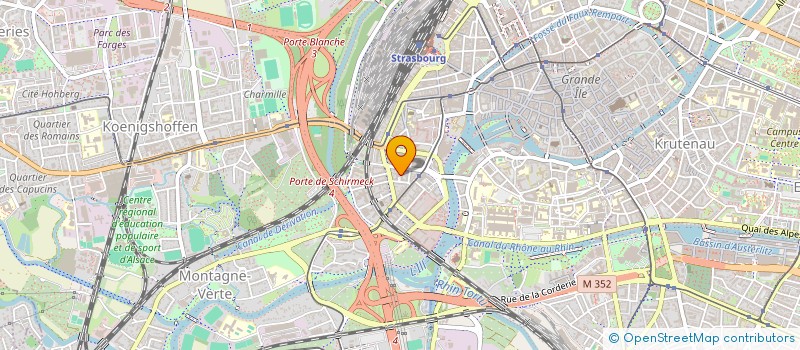 localisation de l'entreprise SCM DES DOCTEURS MUNCH ET SPIZZO  STRASBOURG