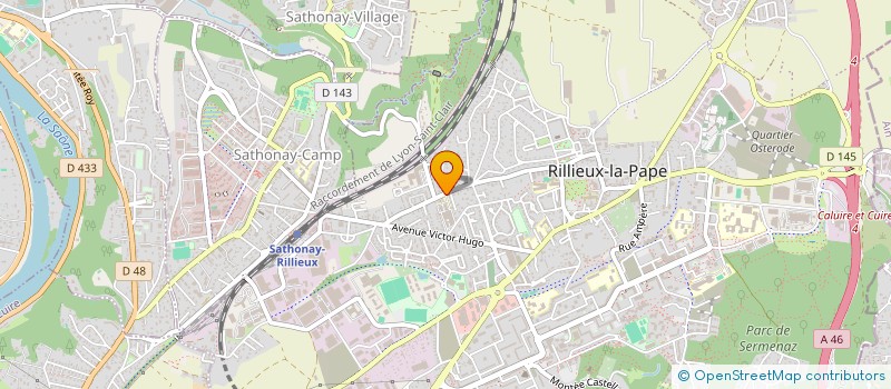 localisation de l'entreprise SCM DES DOCTEURS OLIVIER ET RIOU  RILLIEUX-LA-PAPE