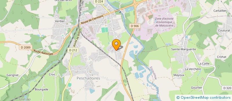 localisation de l'entreprise SCM DES DOCTEURS OPE-FAYON  PESCHADOIRES