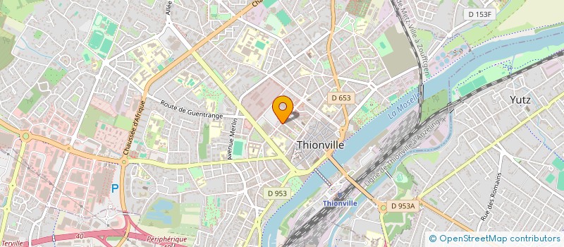 localisation de l'entreprise SCM DES DOCTEURS OSSWALD ET MARTIN à THIONVILLE