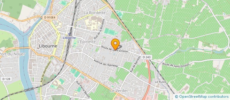 localisation de l'entreprise SCM DES DOCTEURS PANSIERI FINZI ET NONY à LIBOURNE