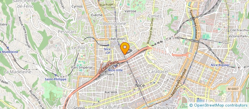 localisation de l'entreprise SCM DES DOCTEURS PASCAL BRENET ET ADRIAN STEF à NICE