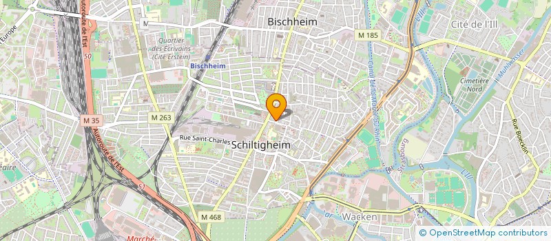 localisation de l'entreprise SCM DES DOCTEURS PASCALE SEYER-BEYHURST ET ANNE-CLAIRE REYDEL  SCHILTIGHEIM