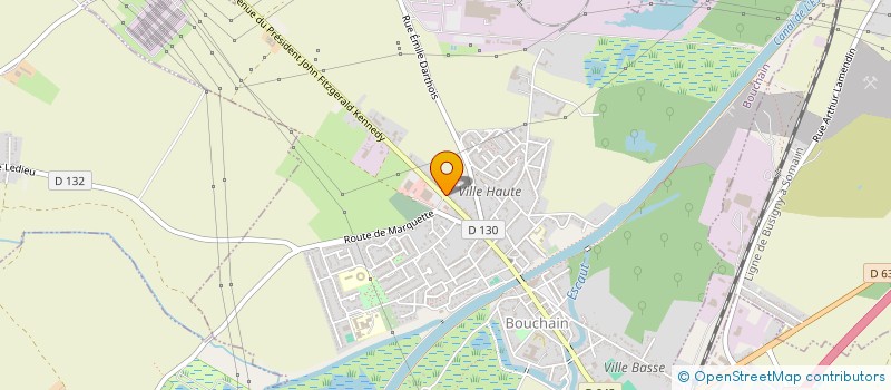 localisation de l'entreprise SCM DES DOCTEURS PAUCHET ET COMANAC à BOUCHAIN