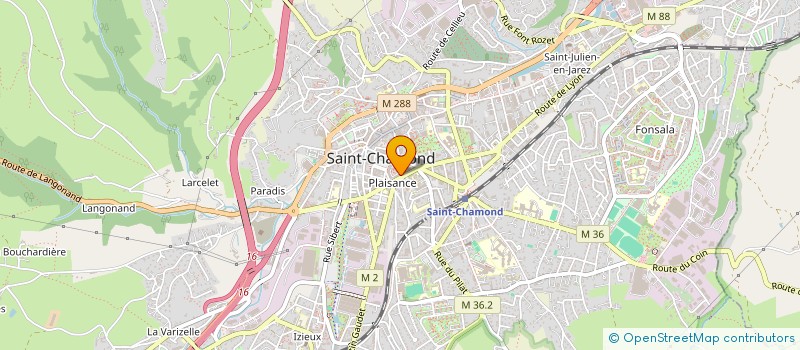 localisation de l'entreprise SCM DES DOCTEURS PECOUL ET HUYNH à SAINT-CHAMOND