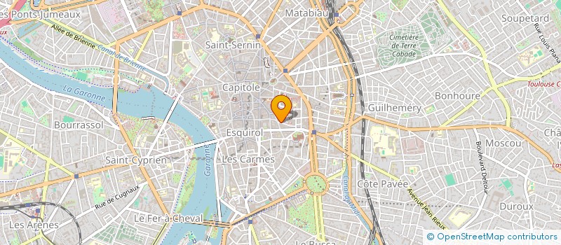 localisation de l'entreprise SCM DES DOCTEURS POITEVIN BERNARD - POTEVIN MARIE-FRANCOISE - POITEVIN JEROME à TOULOUSE