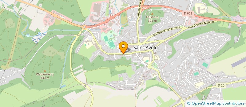 localisation de l'entreprise SCM DES DOCTEURS QUACH, EHRSAM ET VILAIN à SAINT-AVOLD