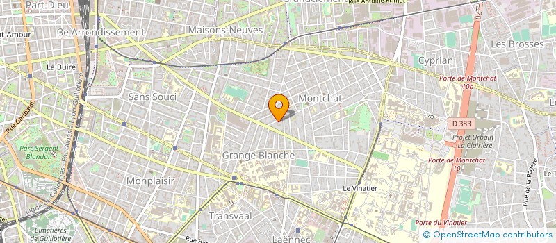 localisation de l'entreprise SCM DES DOCTEURS RAINERO & MAS à LYON