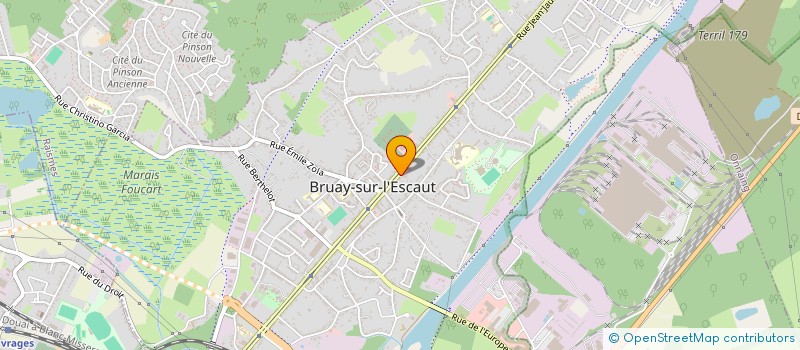 localisation de l'entreprise SCM DES DOCTEURS ROBILLARD D & REMY B  BRUAY-SUR-L'ESCAUT
