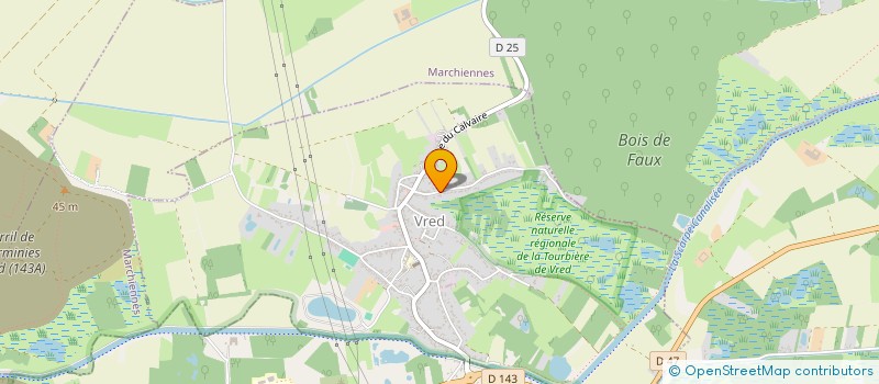 localisation de l'entreprise SCM DES DOCTEURS ROUSSEAU ET MARLIERE  VRED