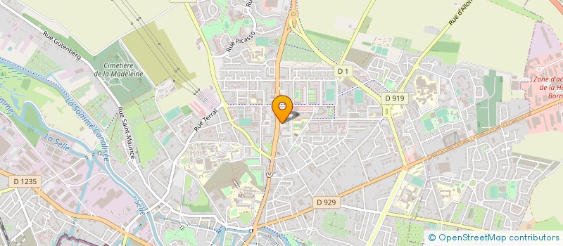 localisation de l'entreprise SCM DES DOCTEURS ROUSSEL-FABRE-NASSERALLAH à AMIENS