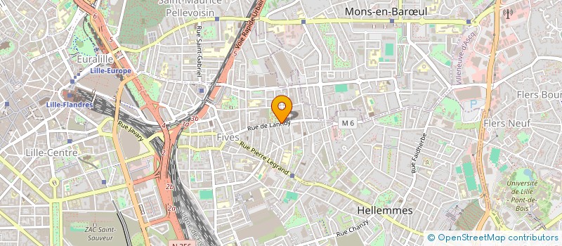 localisation de l'entreprise SCM DES DOCTEURS ROUVERAND ET ROQUETTE à LILLE