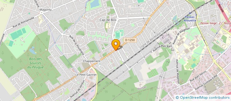 localisation de l'entreprise SCM DES DOCTEURS SAINT AMAND ET MIREUR à PESSAC