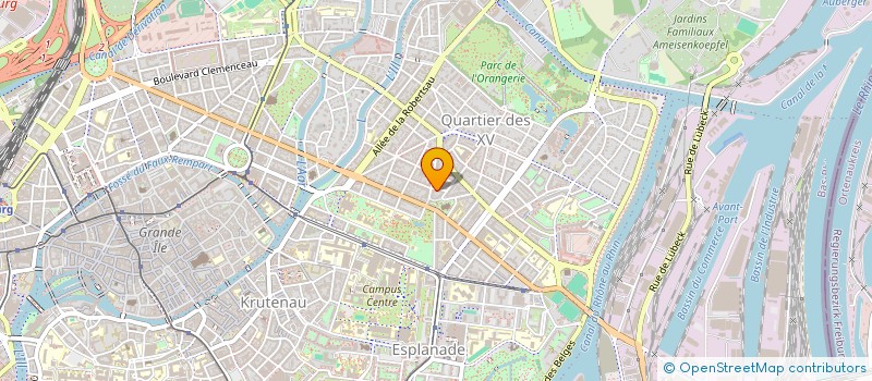 localisation de l'entreprise SCM DES DOCTEURS SARAFIAN ET BREHM à STRASBOURG