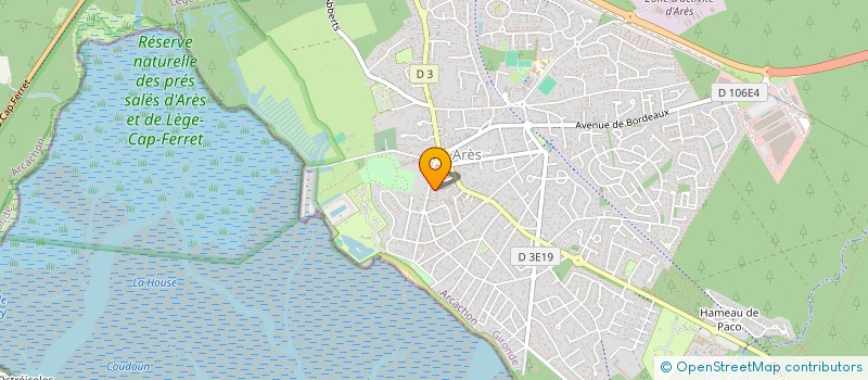 localisation de l'entreprise SCM DES DOCTEURS SCHMITT ET LAOUE  ARES