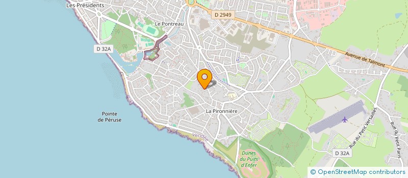 localisation de l'entreprise SCM DES DOCTEURS SEGUINEAU-BRUAUX-GUILLAUMET à LES SABLES D'OLONNE