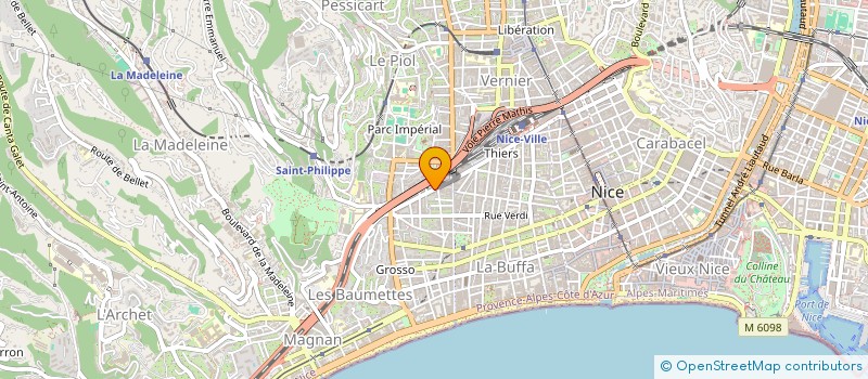 localisation de l'entreprise SCM DES DOCTEURS SOULIE ET GOTTINIAUX à NICE