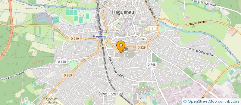 localisation de l'entreprise SCM DES DOCTEURS SPITZ ET THEULIN à HAGUENAU