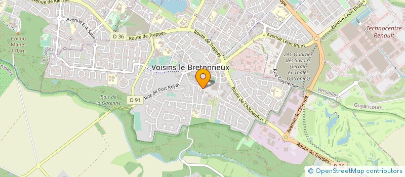 localisation de l'entreprise SCM DES DOCTEURS STELIAN ET SOULIER à VOISINS-LE-BRETONNEUX