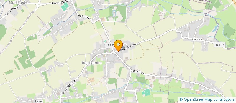 localisation de l'entreprise SCM DES DOCTEURS THIBAULT, BOUQUILLION ET COQUELET  ROQUETOIRE