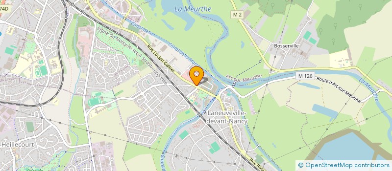 localisation de l'entreprise SCM DES DOCTEURS THOMAS ET ANNANE  LANEUVEVILLE-DEVANT-NANCY