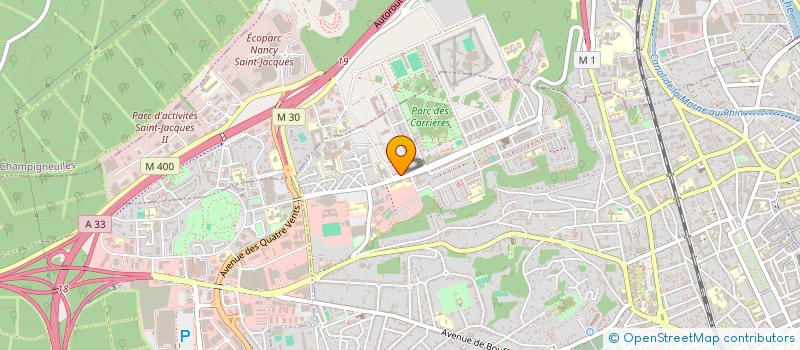 localisation de l'entreprise SCM DES DOCTEURS THOUVENOT,WERNER,SCHMUTZ,TABARY ET THOUVENY  NANCY