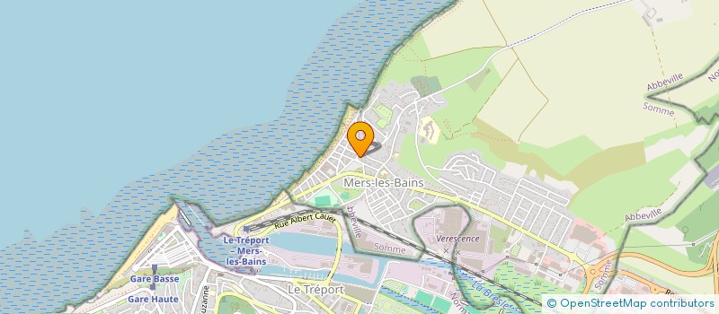 localisation de l'entreprise SCM DES DOCTEURS TREILLY ET DOUAY  MERS-LES-BAINS