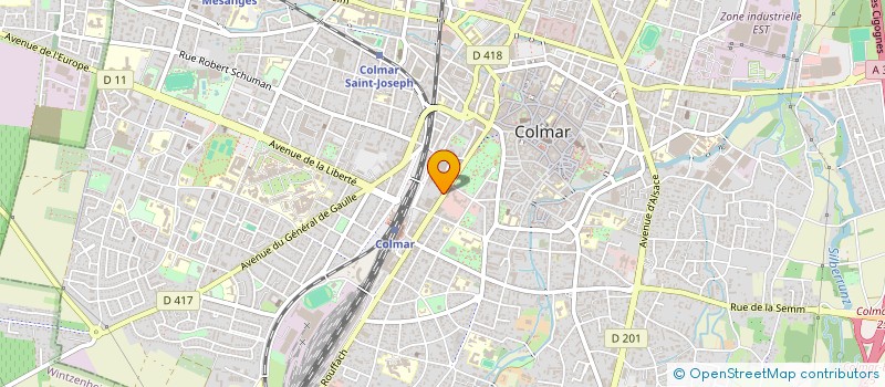 localisation de l'entreprise SCM DES DOCTEURS UNTEREINER GERGEANU RAULIN ET ORTEGA  COLMAR