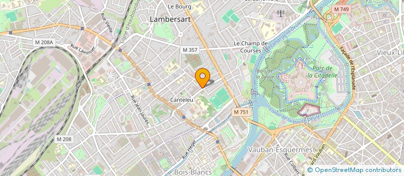 localisation de l'entreprise SCM DES DOCTEURS VANDAELE ET VANDROMME à LAMBERSART