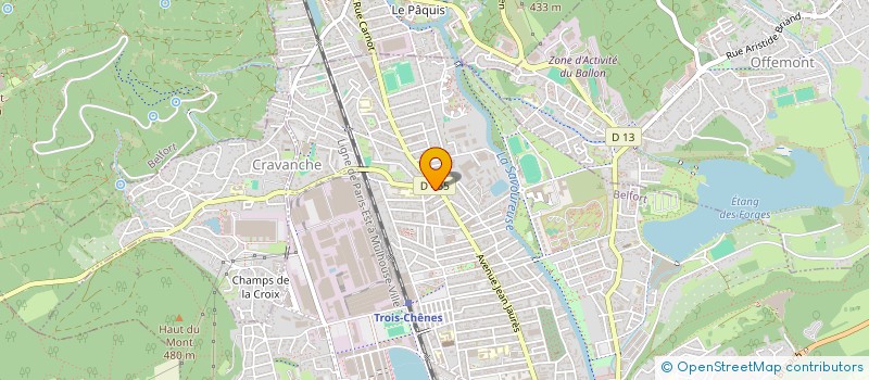 localisation de l'entreprise SCM DES DOCTEURS ZANA ET DI BETTA à BELFORT