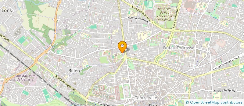localisation de l'entreprise SCM DES DR TACHOIRES LABES ET POUDENSAN à PAU