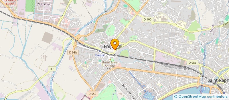 localisation de l'entreprise SCM DES DRC TROIN ZURLI à FREJUS