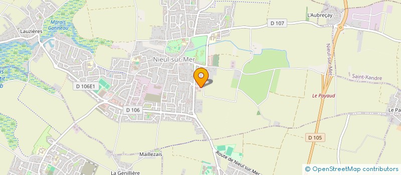 localisation de l'entreprise SCM DES DRS BEILLEVERT-AUBINEAU-DUBREUIL  NIEUL-SUR-MER