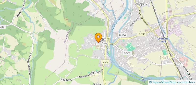 localisation de l'entreprise SCM DES DRS BONNASSIOLLE ET GASSIE à NAY