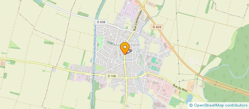 localisation de l'entreprise SCM DES DRS BONZOMS ET SIMON  MARCKOLSHEIM