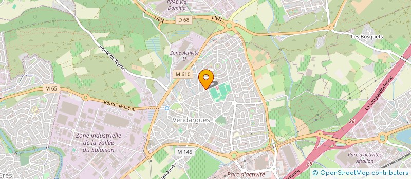 localisation de l'entreprise SCM DES DRS CLOTET A ET ROCHER C à VENDARGUES