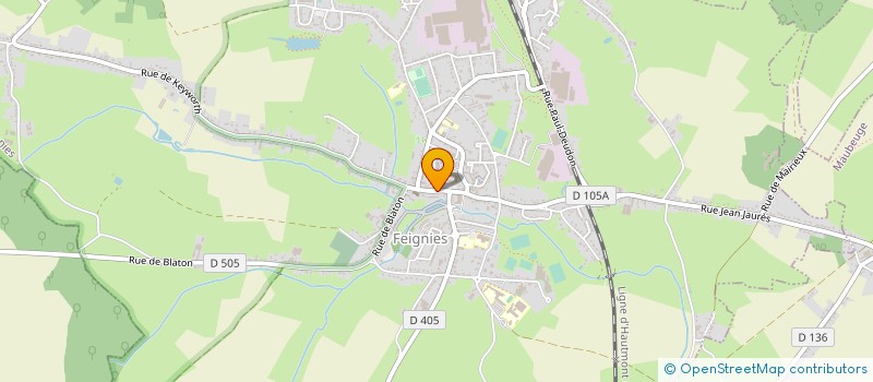 localisation de l'entreprise SCM DES DRS COGET ET SOULIE-GADRON  FEIGNIES