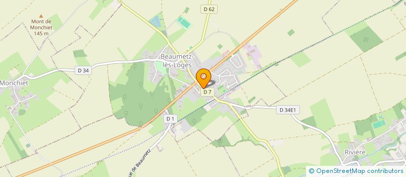 localisation de l'entreprise SCM DES DRS GIGAUX ET BARRE  BEAUMETZ-LES-LOGES