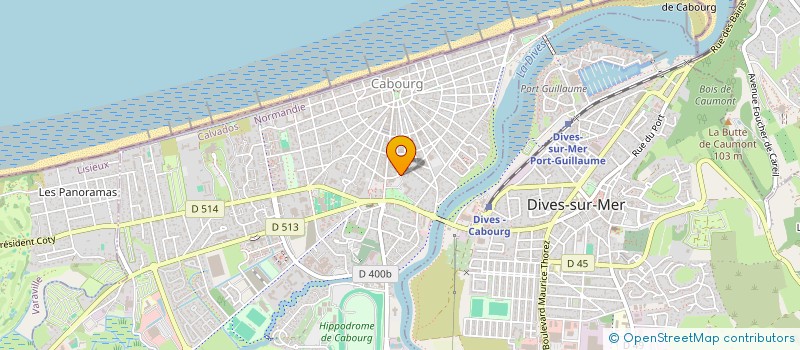 localisation de l'entreprise SCM DES DUNETTES  CABOURG