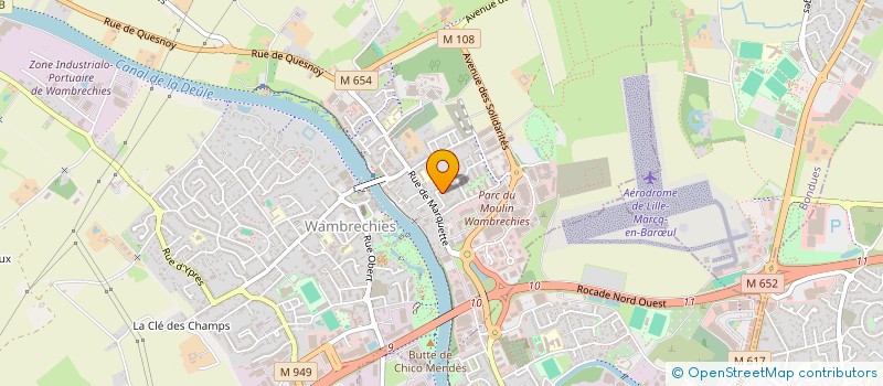 localisation de l'entreprise SCM DES EXPERTS DE LILLE NORD METROPOLE  WAMBRECHIES