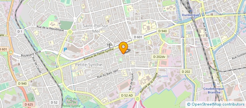 localisation de l'entreprise SCM DES FLOTS à DUNKERQUE