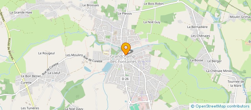 localisation de l'entreprise SCM DES FONTAINES  GRANDCHAMP-DES-FONTAINES