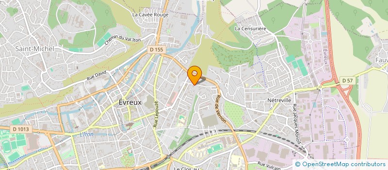 localisation de l'entreprise SCM DES GASTRO-ENTEROLOGUES DE LA CLINIQUE PASTEUR à EVREUX