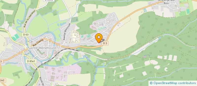 localisation de l'entreprise SCM DES INFIRMIERES DE STE MENEHOULD  SAINTE-MENEHOULD